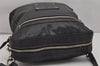 Authentic GUCCI Crest Shoulder Cross Body Bag Purse Leather 201451 Black 0836K
