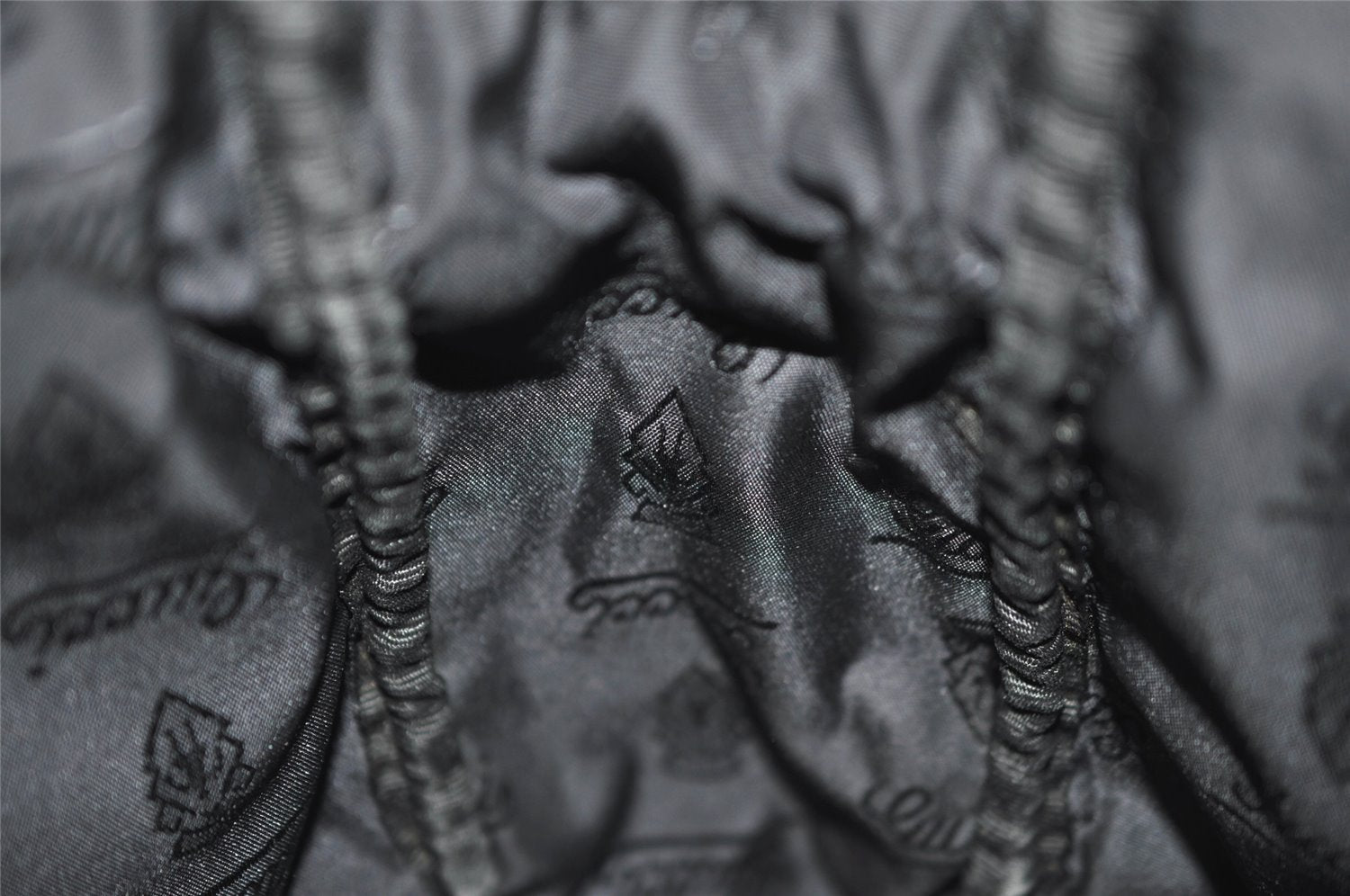 Authentic GUCCI Crest Shoulder Cross Body Bag Purse Leather 201451 Black 0836K