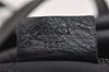 Authentic GUCCI Crest Shoulder Cross Body Bag Purse Leather 201451 Black 0836K