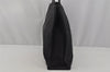 Authentic HERMES Vintage Fourre Tout MM Hand Tote Bag Canvas Black 0837J