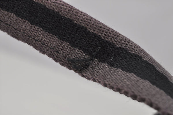 Authentic HERMES Vintage Fourre Tout MM Hand Tote Bag Canvas Black 0837J