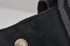 Authentic HERMES Vintage Fourre Tout MM Hand Tote Bag Canvas Black 0837J