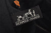 Authentic HERMES Vintage Fourre Tout MM Hand Tote Bag Canvas Black 0837J