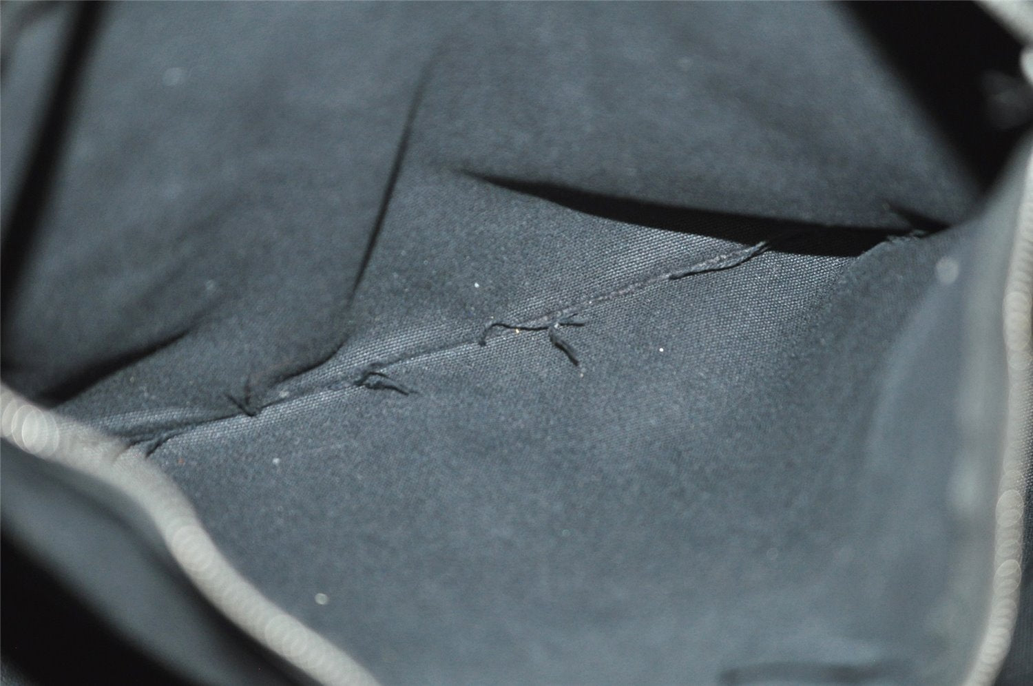 Authentic HERMES Vintage Fourre Tout MM Hand Tote Bag Canvas Black 0837J