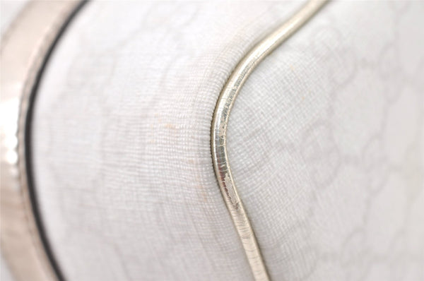 Authentic GUCCI Vintage Hand Boston Bag Purse GG PVC Leather 193604 White 0838K