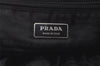 Auth PRADA Viaggio Nylon Leather Shoulder Bag V161 Black 0839K