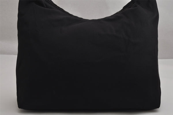 Authentic GUCCI Vintage Shoulder Bag Nylon Leather Black 0840K