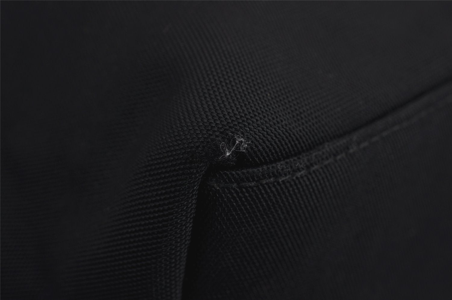 Authentic GUCCI Vintage Shoulder Bag Nylon Leather Black 0840K