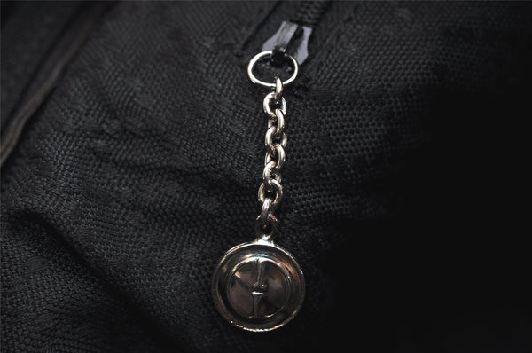 Authentic GUCCI Vintage Shoulder Bag Nylon Leather Black 0840K