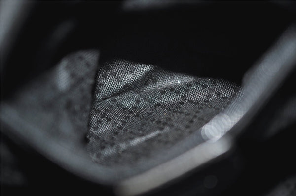 Authentic GUCCI Vintage Shoulder Bag Nylon Leather Black 0840K