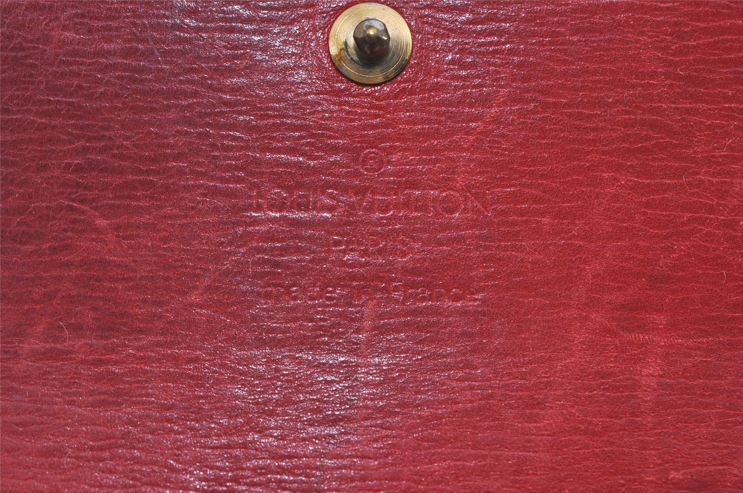 Auth Louis Vuitton Epi Pochette Porte Monnaie Credit Wallet Red M63577 LV 0841I