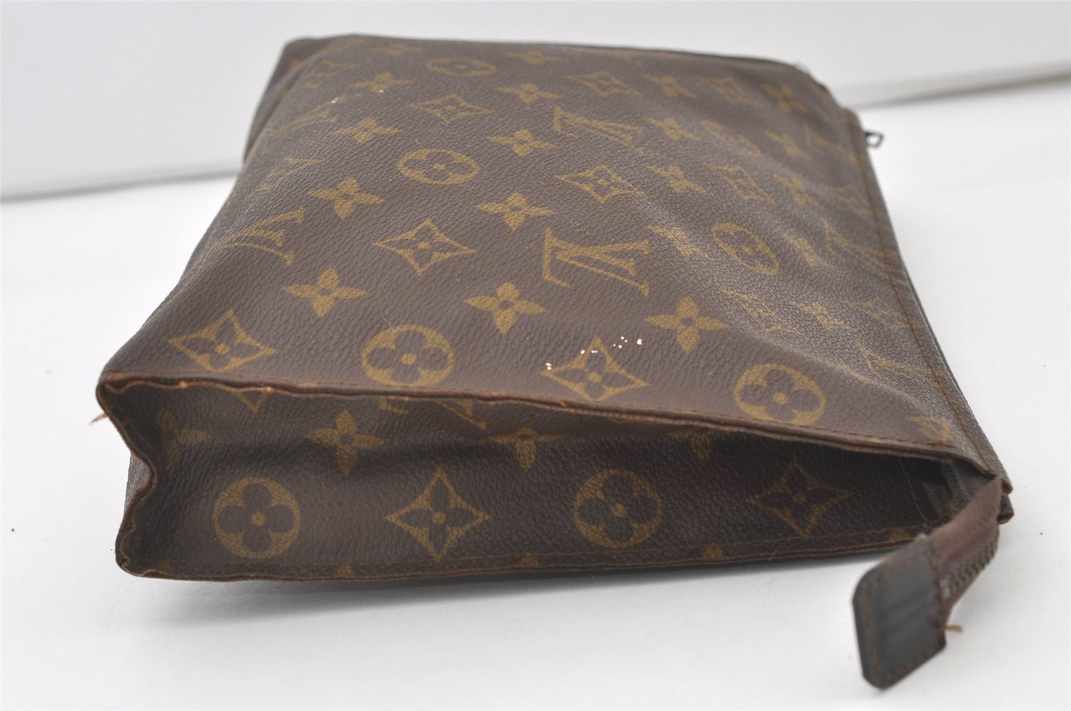 Auth Louis Vuitton Monogram Poche Toilette 26 Cosmetics Pouch Old Model LV 0841J