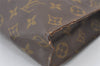 Auth Louis Vuitton Monogram Poche Toilette 26 Cosmetics Pouch Old Model LV 0841J