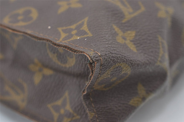 Auth Louis Vuitton Monogram Poche Toilette 26 Cosmetics Pouch Old Model LV 0841J