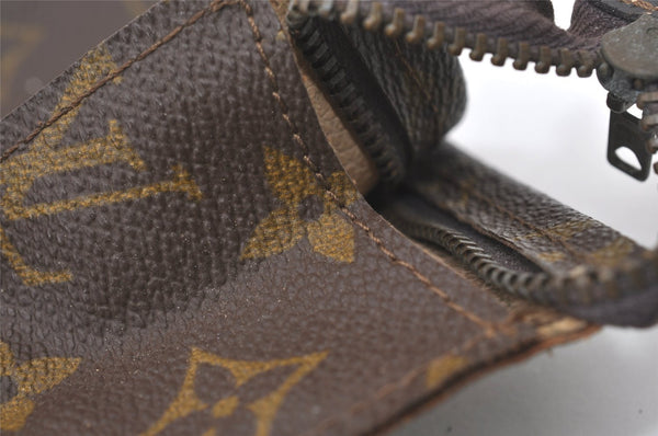 Auth Louis Vuitton Monogram Poche Toilette 26 Cosmetics Pouch Old Model LV 0841J