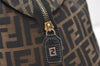 Authentic FENDI Vintage Zucca Shoulder Tote Bag Canvas Leather Brown Junk 0841K