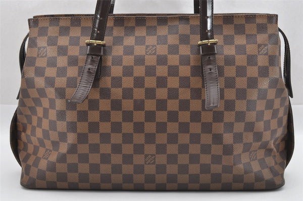 Authentic Louis Vuitton Damier Chelsea Shoulder Tote Bag N51119 LV 0842J