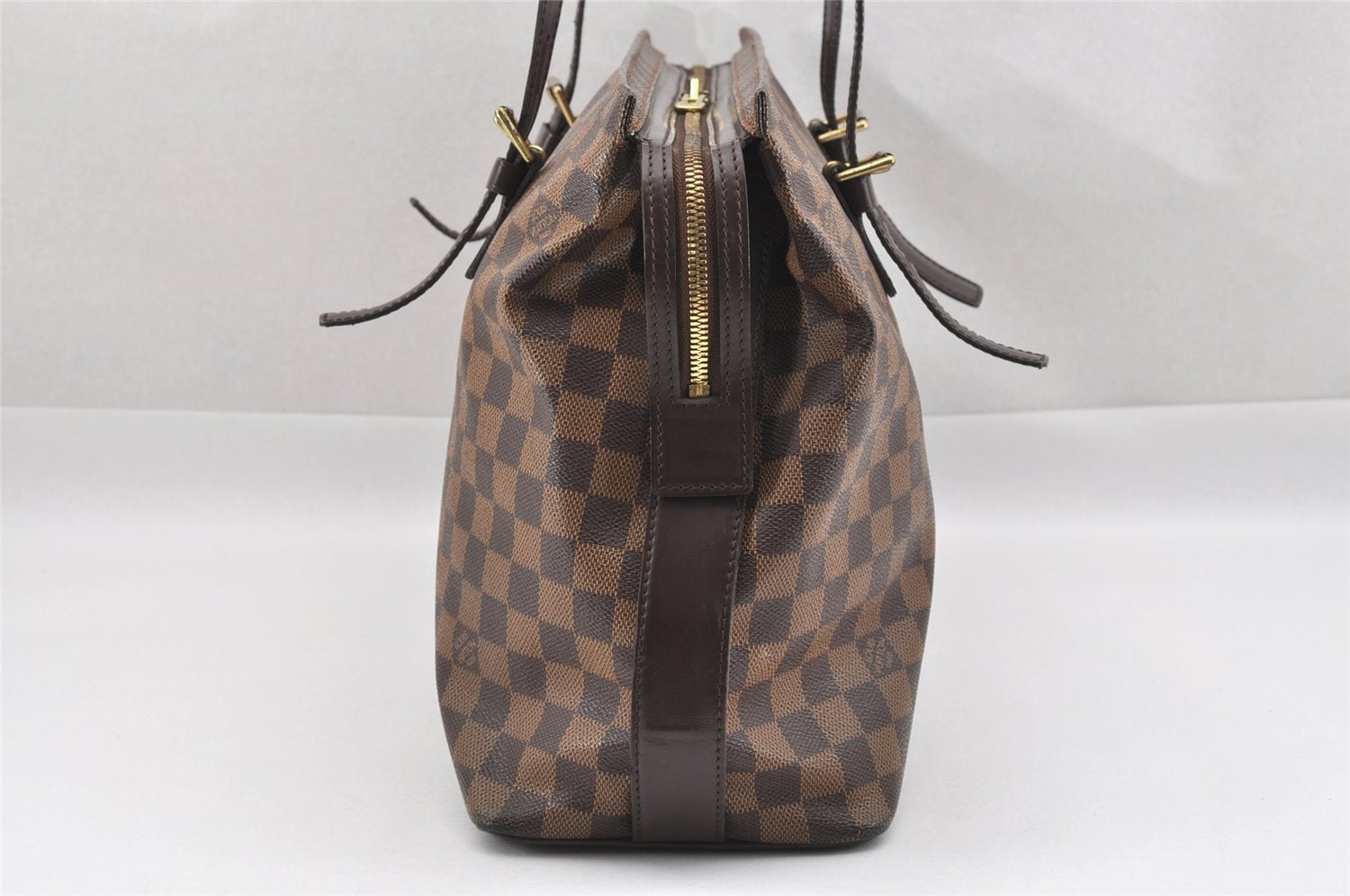 Authentic Louis Vuitton Damier Chelsea Shoulder Tote Bag N51119 LV 0842J