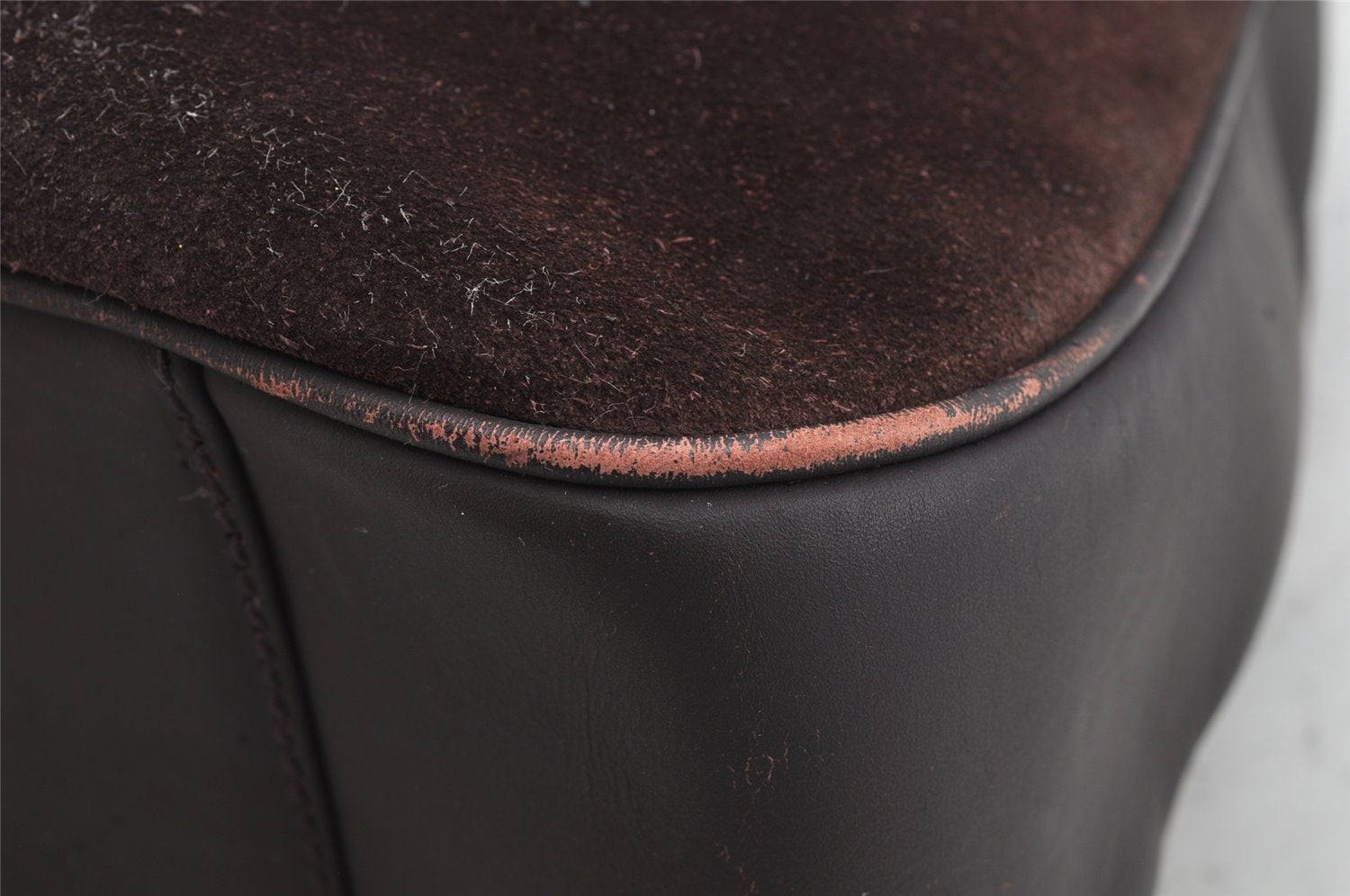 Authentic GUCCI Bamboo 2Way Shoulder Hand Bag Suede Leather Brown Junk 0843K