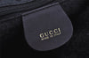 Authentic GUCCI Bamboo 2Way Shoulder Hand Bag Suede Leather Brown Junk 0843K