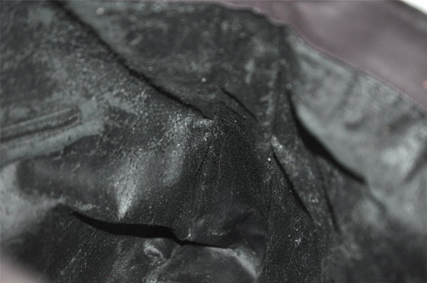 Authentic GUCCI Bamboo 2Way Shoulder Hand Bag Suede Leather Brown Junk 0843K