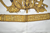 Authentic HERMES Carre 90 Scarf "GRAND UNIFORME" Silk White 0844J