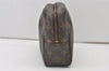 Auth Louis Vuitton Monogram Trousse Toilette 28 Clutch Hand Bag M47522 LV 0846J