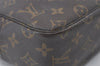 Auth Louis Vuitton Monogram Trousse Toilette 28 Clutch Hand Bag M47522 LV 0846J