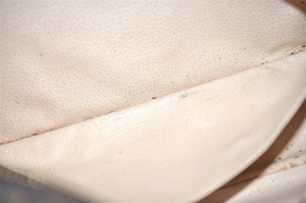 Auth Louis Vuitton Monogram Trousse Toilette 28 Clutch Hand Bag M47522 LV 0846J