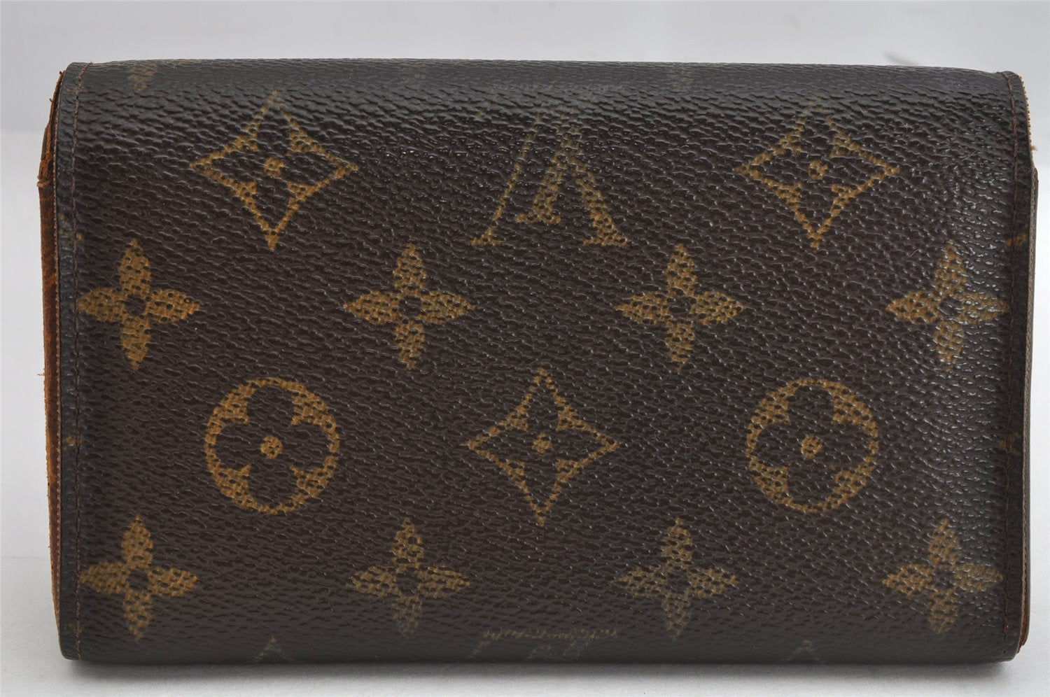 Auth Louis Vuitton Monogram Porte Monnaie Billets Tresor Wallet M61730 LV 0846K