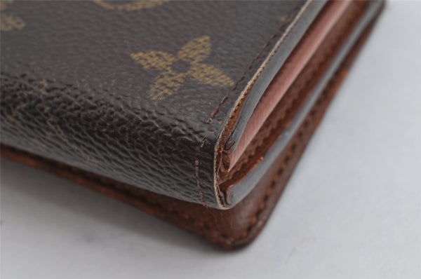 Auth Louis Vuitton Monogram Porte Monnaie Billets Tresor Wallet M61730 LV 0846K