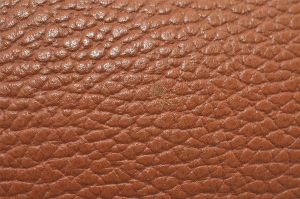 Authentic GUCCI Bamboo Clutch Hand Bag Purse Leather 376858 Brown 0848I