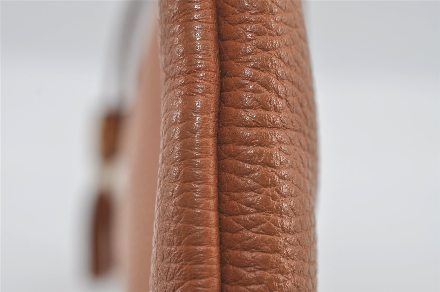 Authentic GUCCI Bamboo Clutch Hand Bag Purse Leather 376858 Brown 0848I