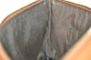 Authentic GUCCI Bamboo Clutch Hand Bag Purse Leather 376858 Brown 0848I