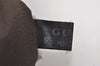 Authentic GUCCI Bamboo Clutch Hand Bag Purse Leather 376858 Brown 0848I