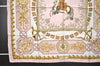 Authentic HERMES Carre 90 Scarf "LVDOVICVS MAGNVS" Silk Pink 0848J