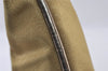Authentic GUCCI Sherry Line Shoulder Bag Nylon Leather 0014186 Gold 0849I