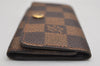 Authentic Louis Vuitton Damier Multicles 4 Key Case Holder N62631 LV 0849K