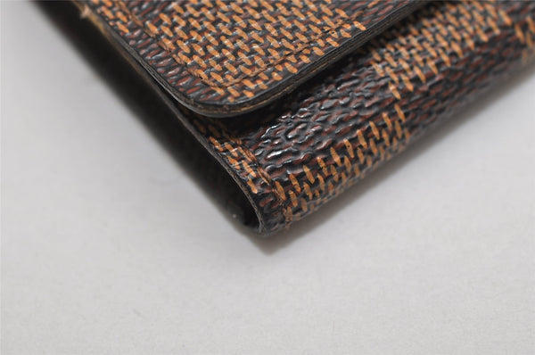 Authentic Louis Vuitton Damier Multicles 4 Key Case Holder N62631 LV 0849K