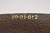 Authentic GUCCI Web Sherry Line Clutch Hand Bag Purse GG PVC Leather Brown 0850I