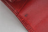 Auth Louis Vuitton Epi Pochette Porte Monnaie Credit Wallet Red M63577 LV 0851K