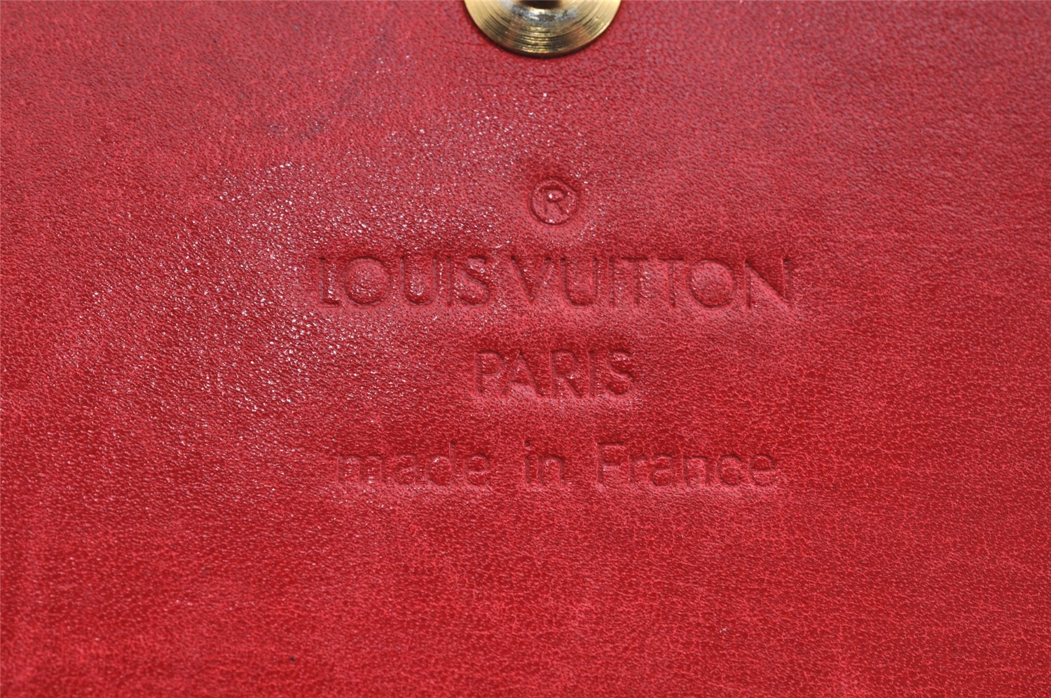 Auth Louis Vuitton Epi Pochette Porte Monnaie Credit Wallet Red M63577 LV 0851K