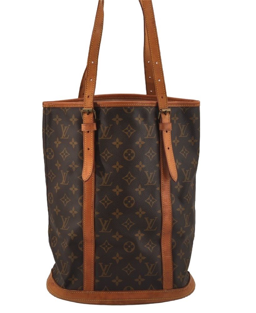 Authentic Louis Vuitton Monogram Bucket GM Shoulder Tote Bag M42236 LV 0852J