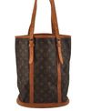 Authentic Louis Vuitton Monogram Bucket GM Shoulder Tote Bag M42236 LV 0852J