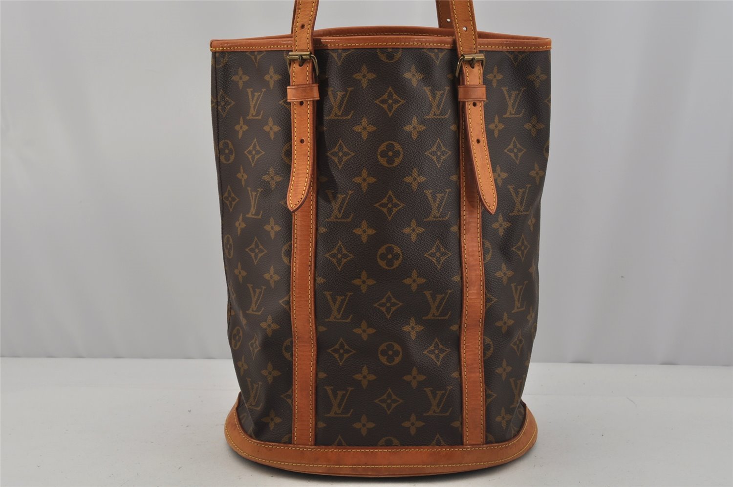 Authentic Louis Vuitton Monogram Bucket GM Shoulder Tote Bag M42236 LV 0852J