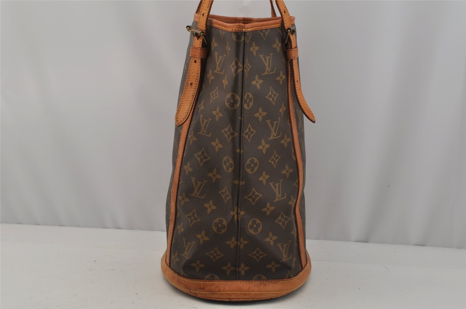 Authentic Louis Vuitton Monogram Bucket GM Shoulder Tote Bag M42236 LV 0852J
