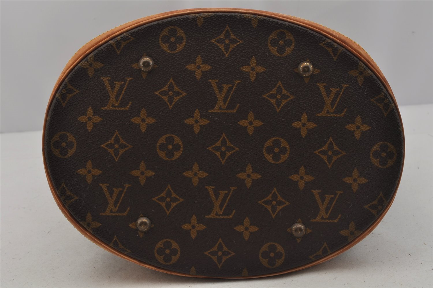Authentic Louis Vuitton Monogram Bucket GM Shoulder Tote Bag M42236 LV 0852J