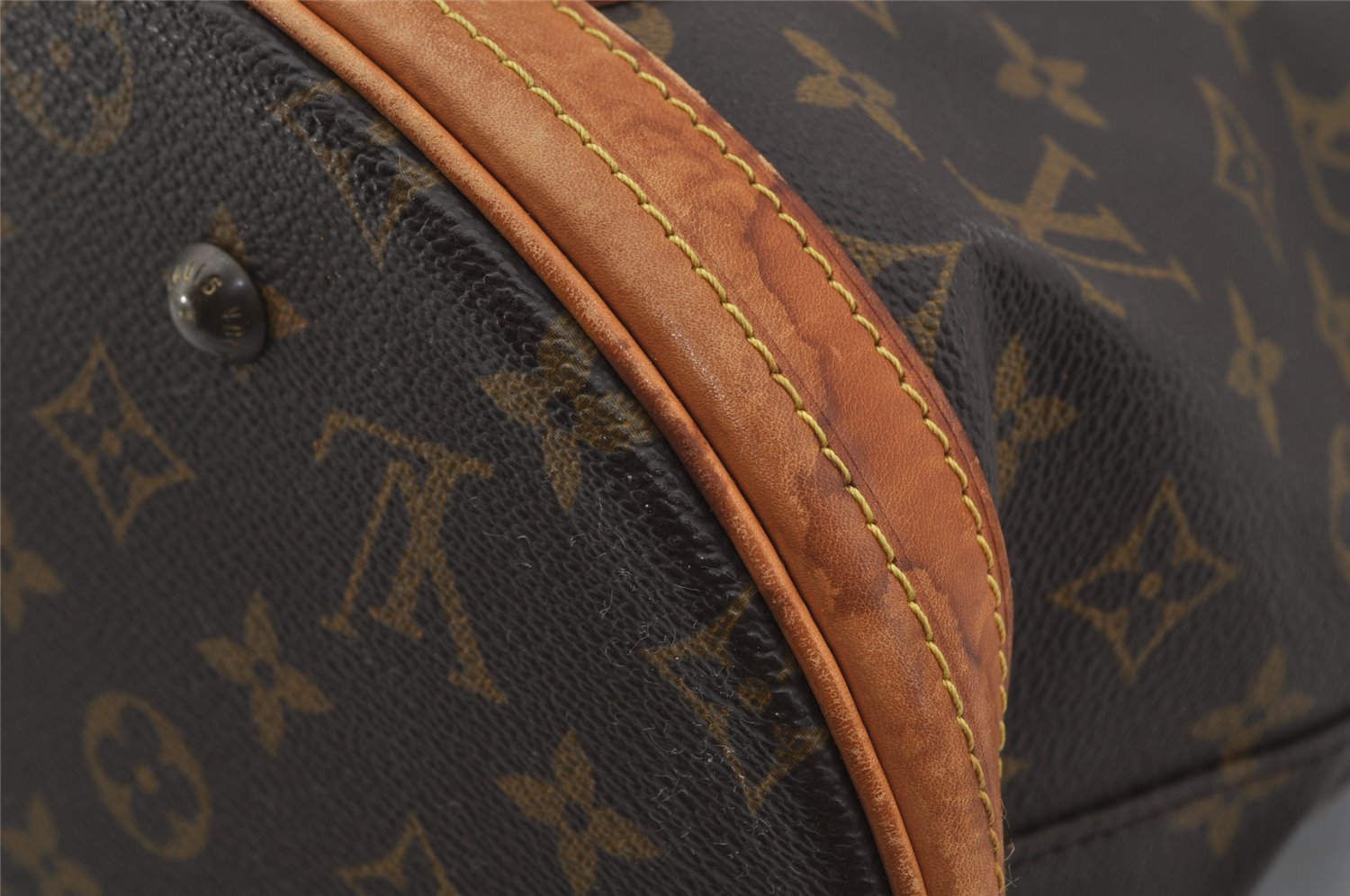 Authentic Louis Vuitton Monogram Bucket GM Shoulder Tote Bag M42236 LV 0852J