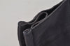 Authentic HERMES Fourre Tout PM Hand Tote Bag Canvas Navy 0853J