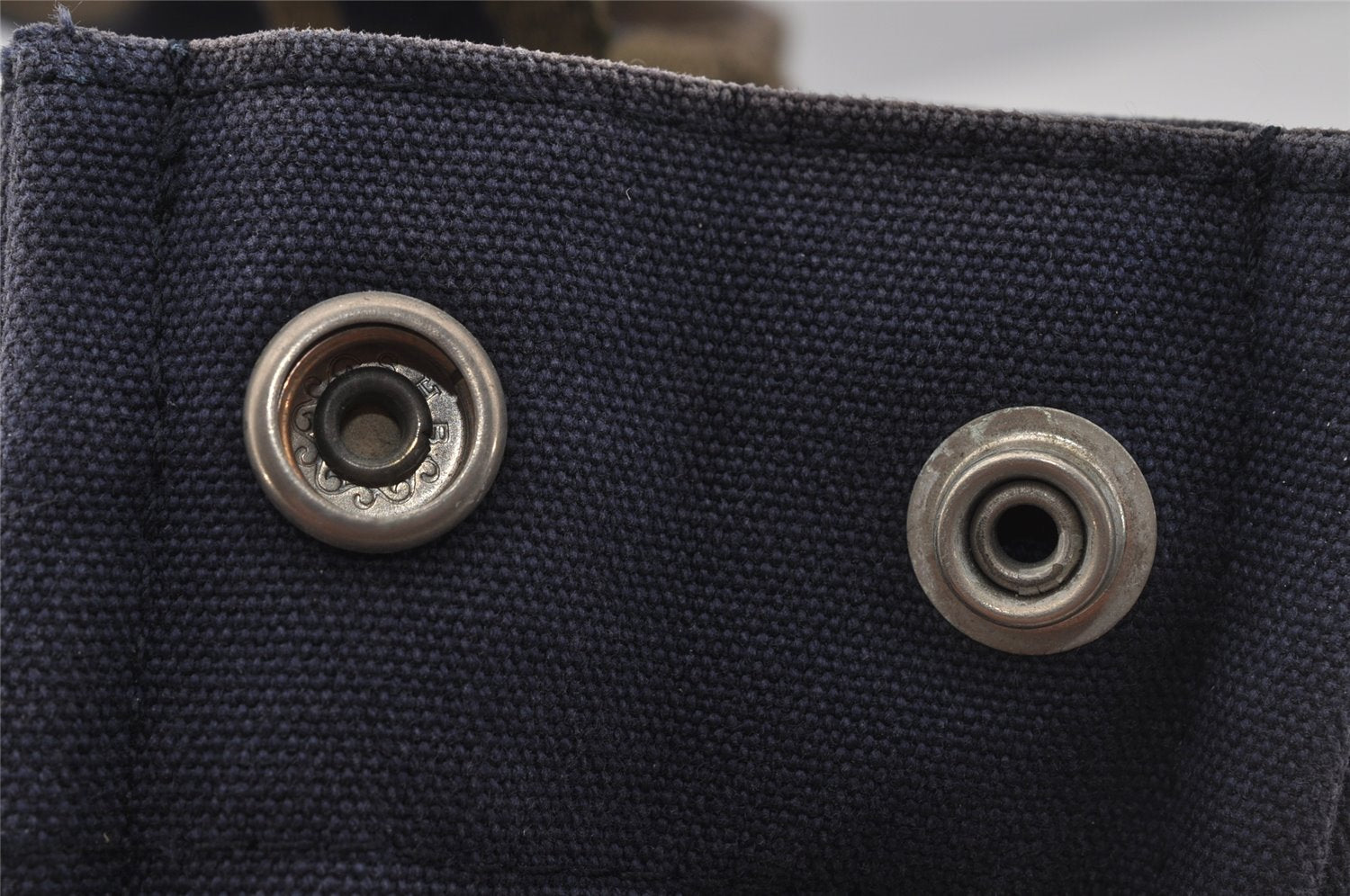 Authentic HERMES Fourre Tout PM Hand Tote Bag Canvas Navy 0853J